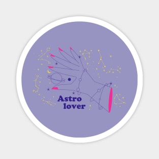 astro lover Magnet